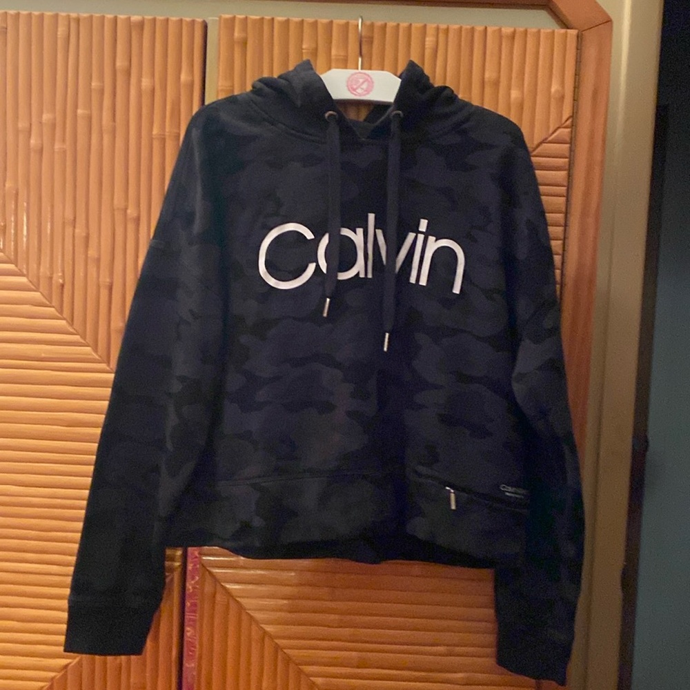 Calvin Klein hooded sweatshirt size large